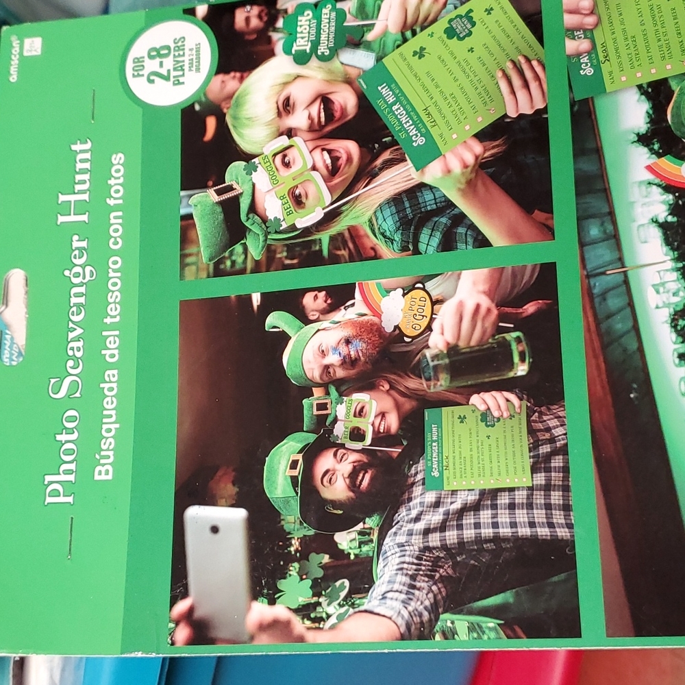 St. Patrick's scavenger hunt game